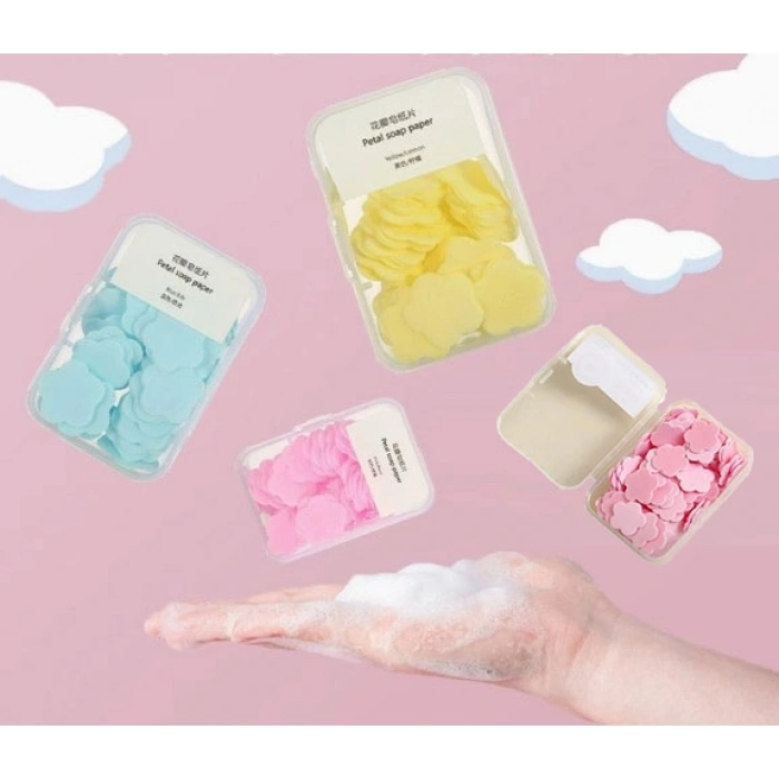 Timion 100 Yaprak Eriyen Mini Parfümlü Kağıt Sabun (5148)