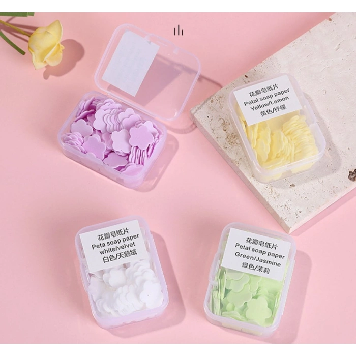 Timion 100 Yaprak Eriyen Mini Parfümlü Kağıt Sabun (5148)