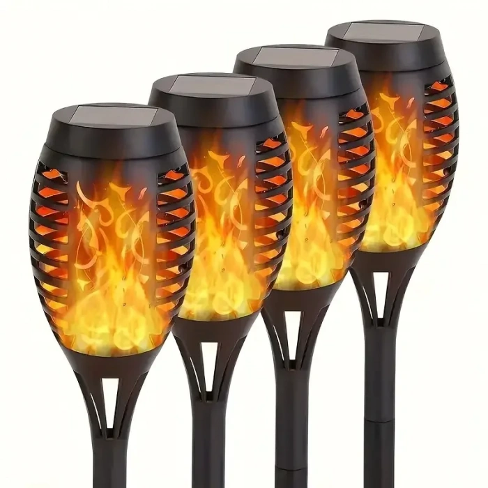 Timion 12 Ledli Alevli Solar Bahçe Aydınlatma  (5148)