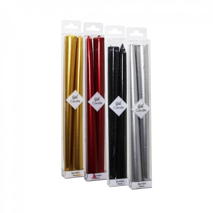 Timion 2 Parça  Yaldız Şamdan Mum (5148)