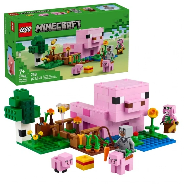 Timion 21268   Minecraft Baby Pig Evi 238 parça +7 yaş