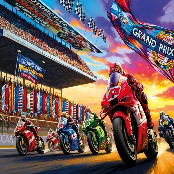 Timion 31753 MOTOR RACİNG 50 PARÇA PUZZLE