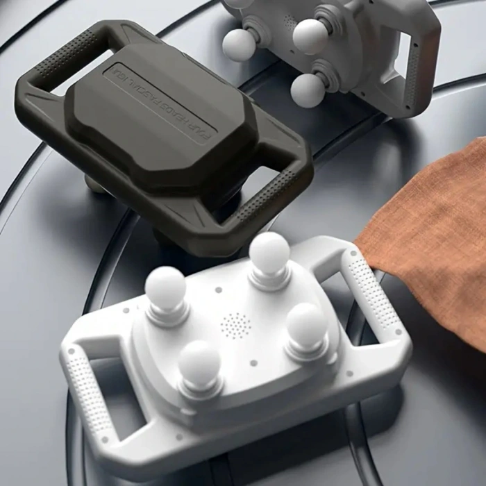 Timion 4 Başlıklı Masaj Tabancası – 12W Derin Doku &amp; Kas Ağrısı Giderici, 20 Seviye &amp; 6 Mod - Siyah (5148)