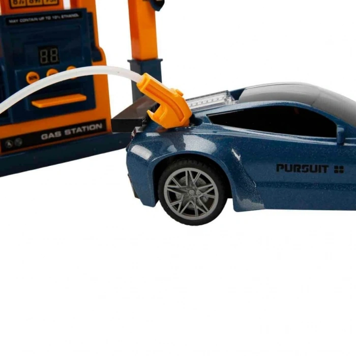 Timion 41627 SUN-ZHC-CRN-RC ARABA BENZİN İSTASYONLU DUMAN PÜSK 2 4GHZ SES IŞIK