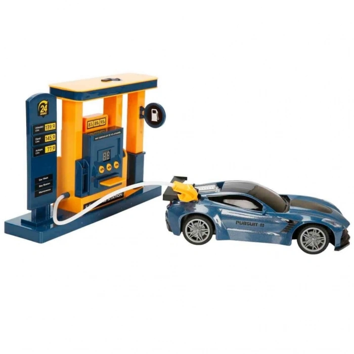 Timion 41627 SUN-ZHC-CRN-RC ARABA BENZİN İSTASYONLU DUMAN PÜSK 2 4GHZ SES IŞIK