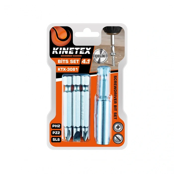 Timion 4PCS - PH2-PZ2-SL6  BİTS UÇ SET (5148)