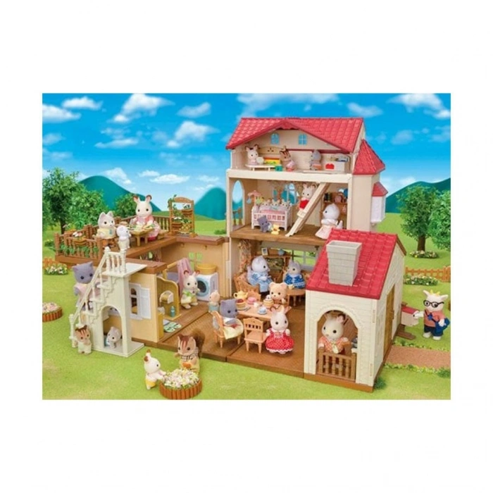 Timion 5708 Sylvanian Families Işıklı Şehir Evi ( Gizli Oyun Odalı) +3 yaş