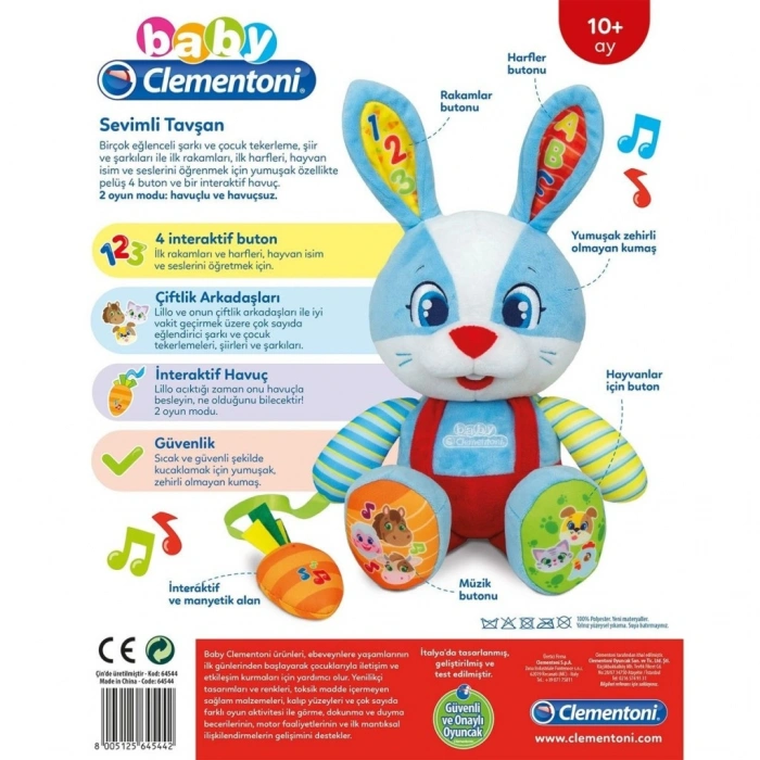 Timion 64544 Baby  Sevimli Tavşan +10 ay