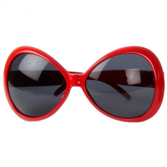 Timion 70 li Yıllar Kırmızı Renk Nostalji Yeşilçam Parti Gözlüğü (5148)