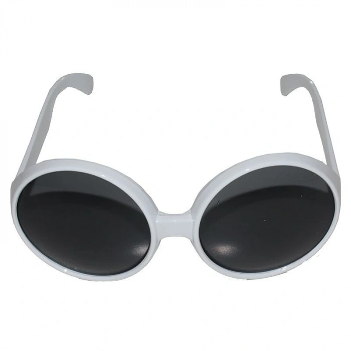 Timion 80 li Yıllar Beyaz Renk Nostalji Yeşilçam Parti Gözlüğü (5148)