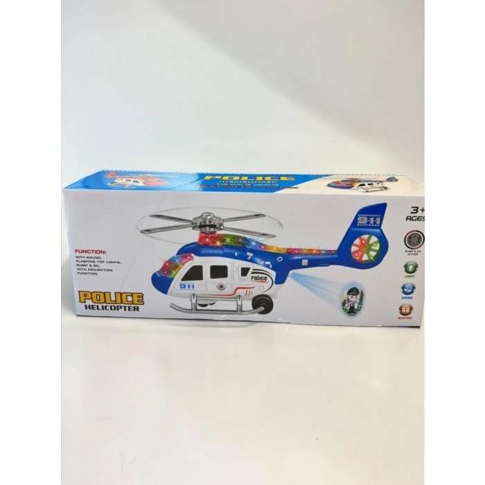 Timion 8814 SESLİ IŞIKLI ÇARP DÖN HELİKOPTER-KRS