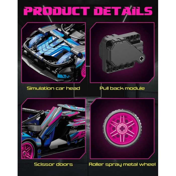 Timion 9055-6  TOYSE TOYS BRİCKS SPEED MAVİ CYBER-EKN