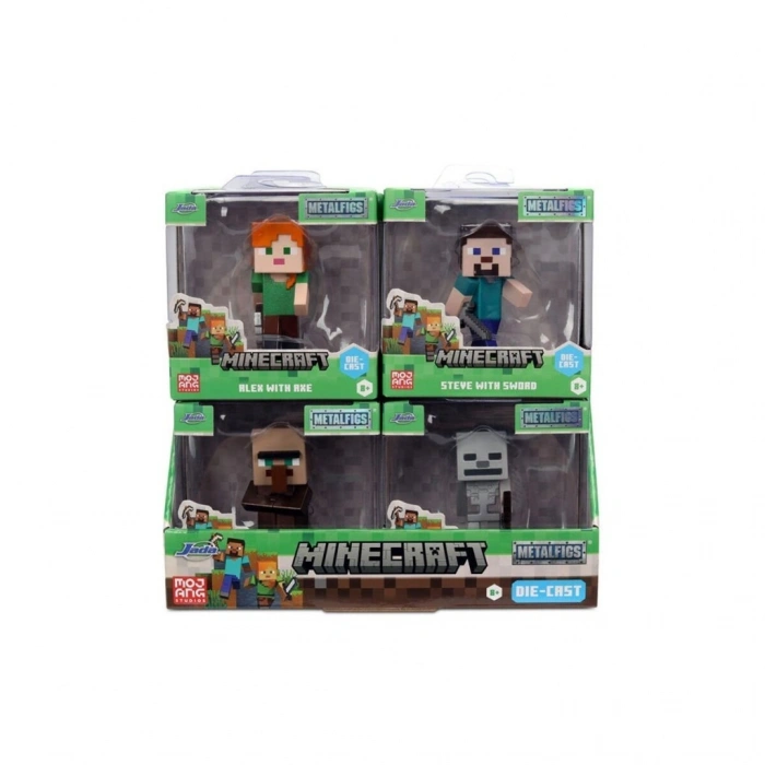 Timion 9385138300W04 Minecraft Figures 2 5 Wave 4die-cast pop-culture collectible (ADET FİYATIDIR)