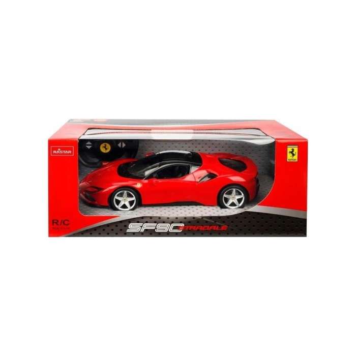 Timion 97300 1:14 Ferrari SF90 Stradale Işıklı Uzaktan Kumandalı Araba 34 cm -