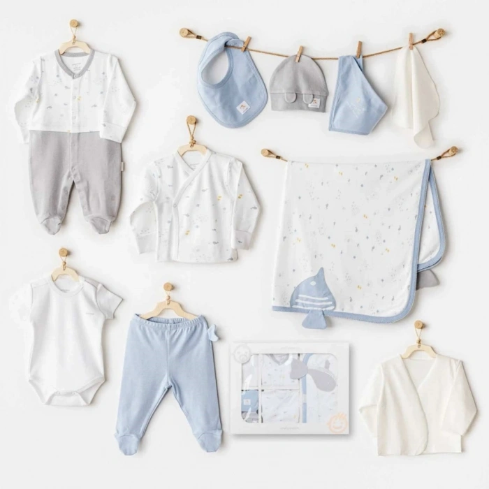 Timion AC25601 Ocean İs My Happy Place 10 Parça Hastane Çıkışı White