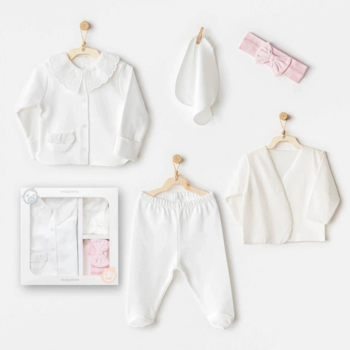 Timion AC25650 Cuddly Bunny Bear 5Li Hastane Çıkışı Ecru Pink