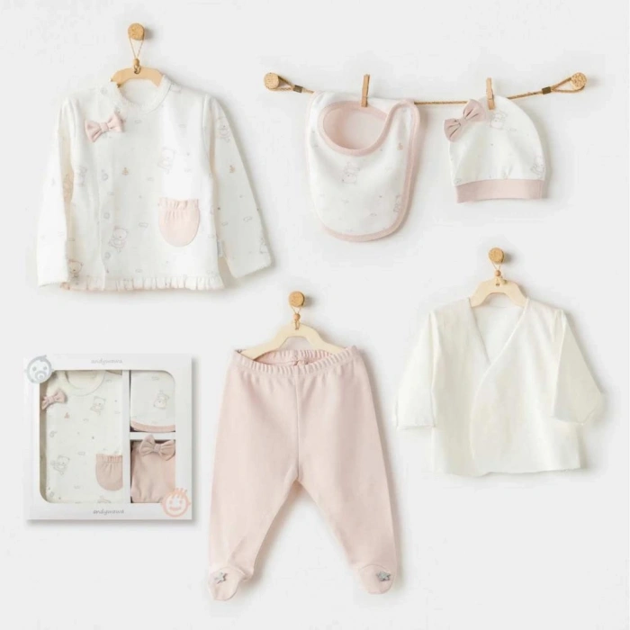 Timion AC25950 Ballerina 5 Parça Hastane Çıkışı Ekru