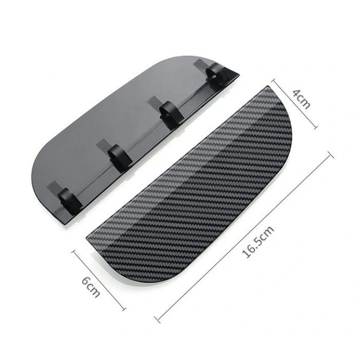 Timion Araba Ayna Yağmur Koruyucu Siper Karbon Desenli (5148)