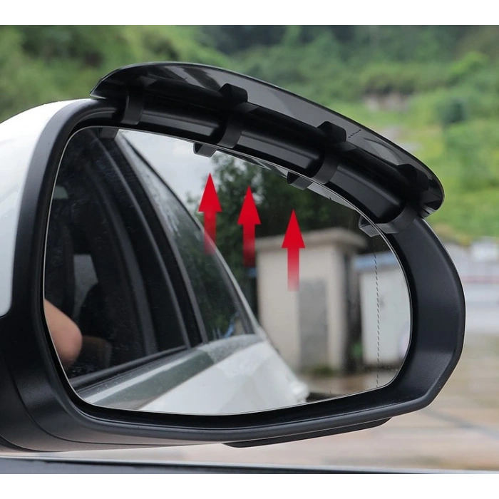 Timion Araba Ayna Yağmur Koruyucu Siper Karbon Desenli (5148)