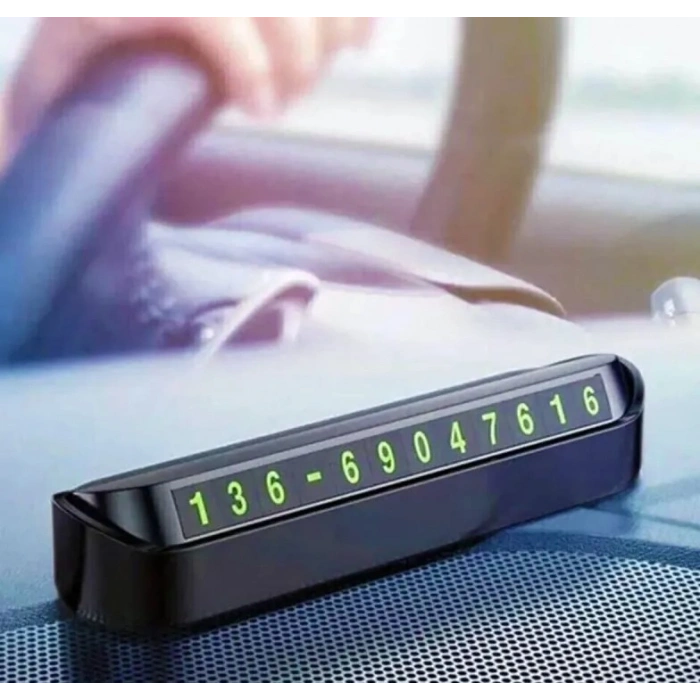 Timion Araç Torpido Üstü Aç Kapa Fosforlu Numaratör