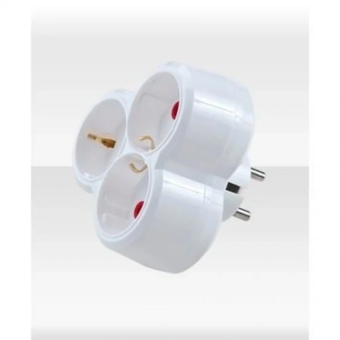 Timion AyKa Safir Topraklı Üç Yol Priz