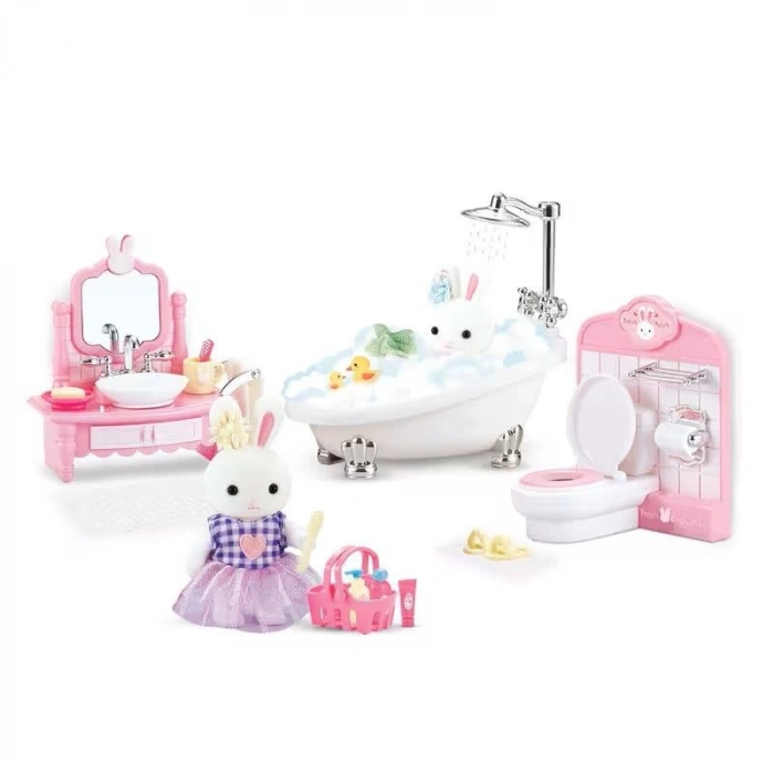 Timion BY DREAMY MİNİ TAVŞAN BÜYÜK BANYO OYUN SETİ-MGA