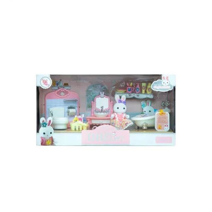 Timion BY DREAMY MİNİ TAVŞAN BÜYÜK BANYO OYUN SETİ-MGA