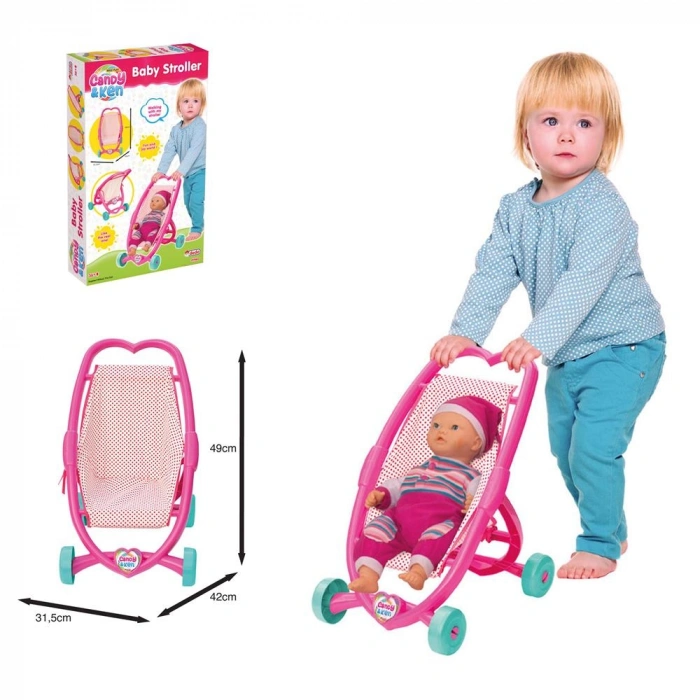 Timion Candy & Ken Kutulu Kalpli Oyuncak Puset