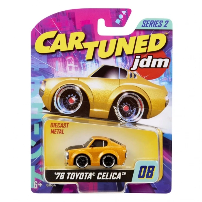 Timion CarTuned JDM Seri 2 1976 Toyota Celica (Heçbek) - Sarı Araba