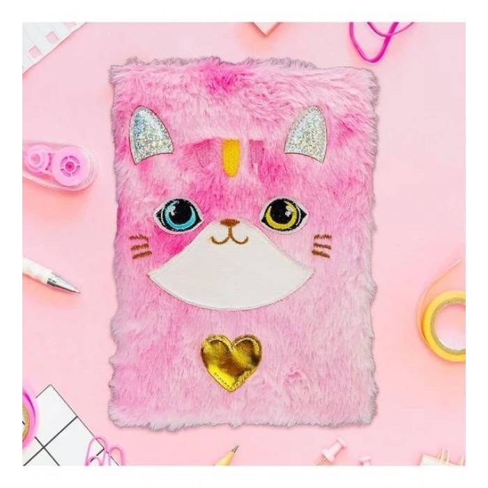 Timion CC-9 SENSE PELUŞ KİLİTLİ HATIRA DEFTERİ -BRŞ