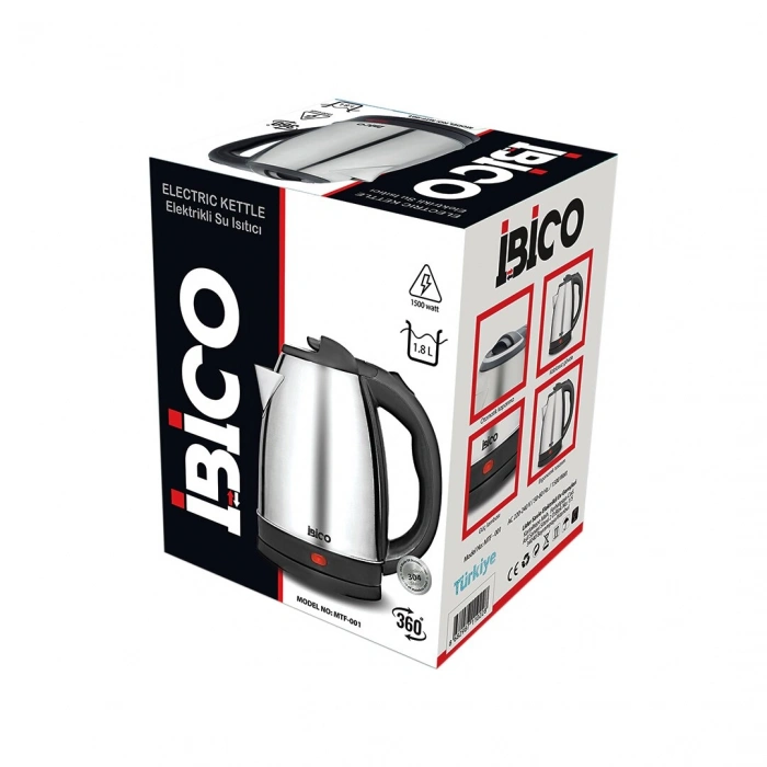 Timion Çelik Kettle Su Isıtıcısı 1.8lt - 1500w (5148)