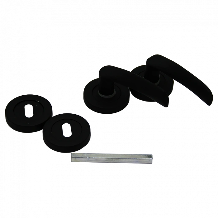 Timion ÇELİKEL ERİŞ-10 AMERİKAN ODA KAPI KOLU SİYAH (5148)