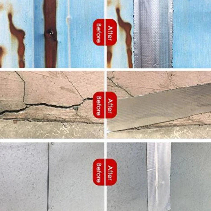 Timion Çok Amaçlı Kuvvetli Yapıştırma Bandı Çamur Bant Su Geçirmez Tamir Bandı Su Sızdırmaz Bant 96 mm x 1.5 Mt (5148)