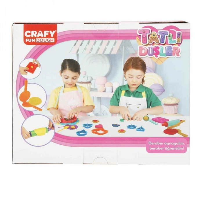 Timion Crafy Tatlı Düşler Oyun Hamuru Seti 200 g 22 Parça