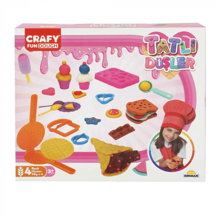 Timion Crafy Tatlı Düşler Oyun Hamuru Seti 200 g 22 Parça