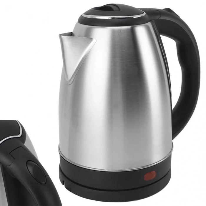 Timion Crown Crw-7102 1500w 1.8 Litre Lüks Çelik Su Isıtıcı Kettle İnox (5148)