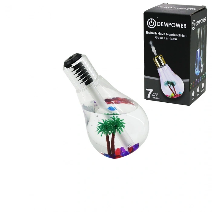 Timion Dekoratif Nemlendiricili 7 Renk 2w Buharlı Gece Lambası (5148)