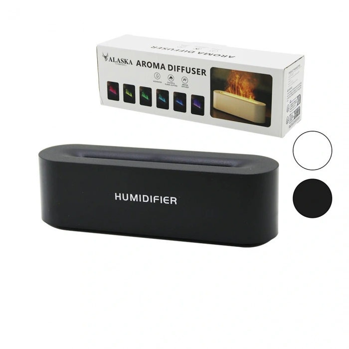 Timion Dikdörgen 150ml Usb Şarjlı - Renkli Ledli Işık Hava Nemlendirici Buhar Makine - Koku Giderici (5148)