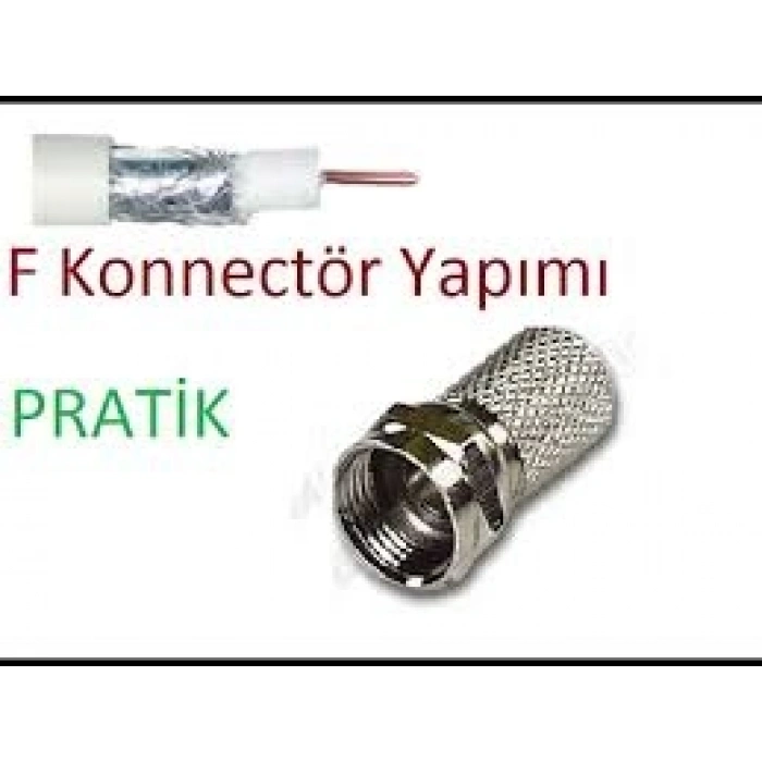 Timion EF VİDA 50 PARÇA  UYDU KONNEKTÖR RG-6-F (5148)