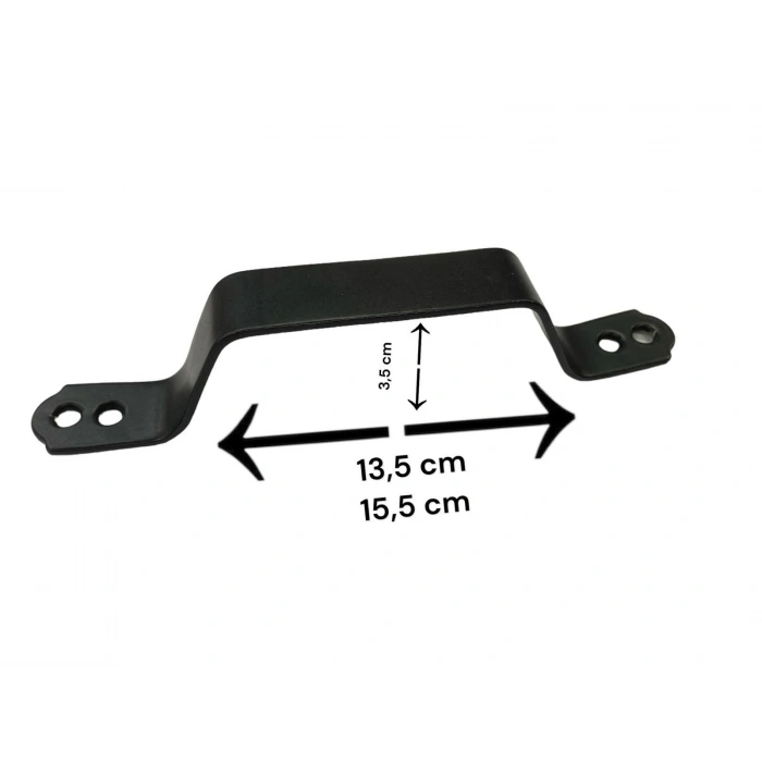 Timion Ennalbur Demir Doğrama Kulp Siyah Kaplama
