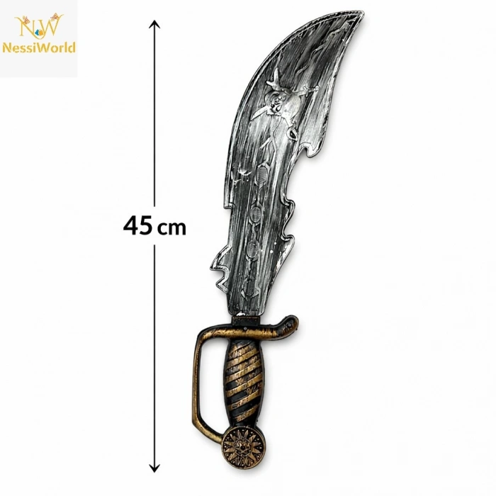 Timion Eskitme Detaylı Plastik Korsan Kılıcı 45 cm