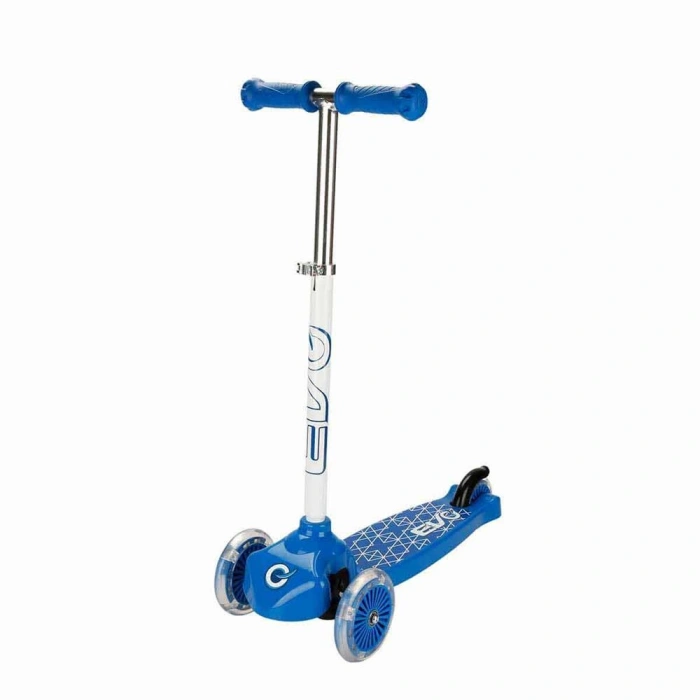 Timion Evo Işıklı 3 Tekerlekli Mavi Scooter