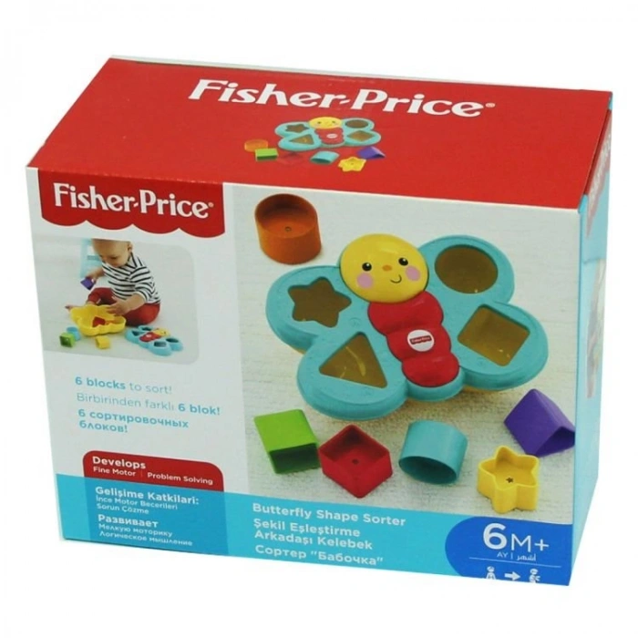 Timion Fisher Price Şekil Eşleştirme Arkadaşı Kelebek