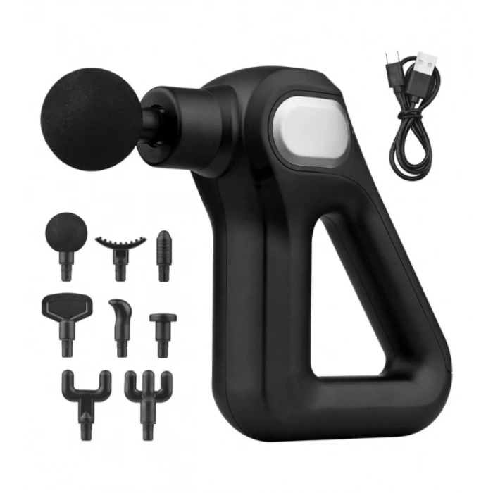 Timion Gri LCD Sporcu Egzersiz Masaj Aleti 8 Başlıklı KH-750 (5148)