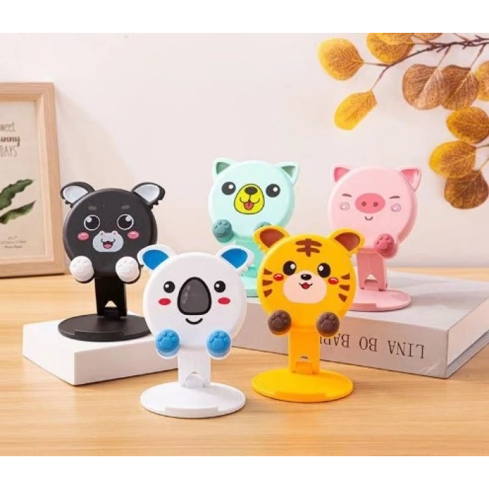 Timion Hayvan Figürlü Masaüstü Telefon Standı 5 Model