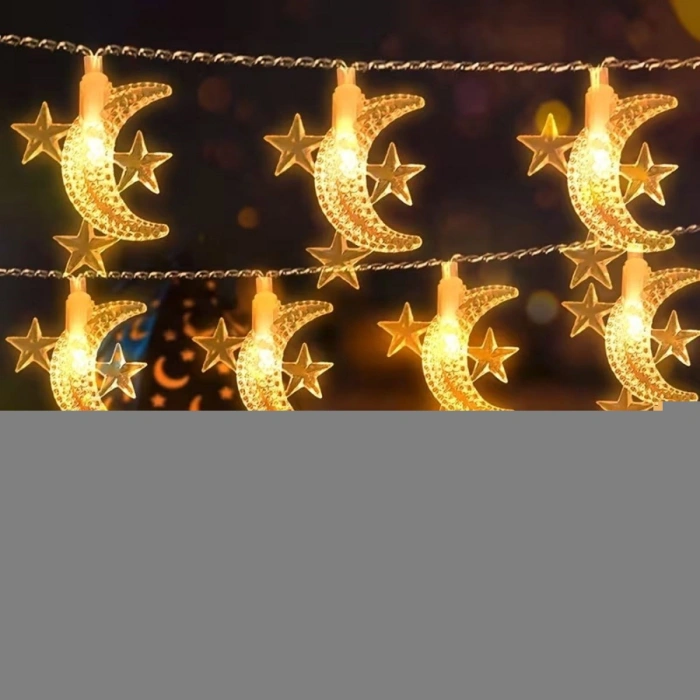 Timion Hilal Ve 3 Mini Yıldız Şekilli 3.5 Metre Usb Led Işık – 20 Led’li Dekoratif Ramazan Dekorasyonu Ve Ortam Aydınlatması Hakkında Ürün Açıklaması (5148)