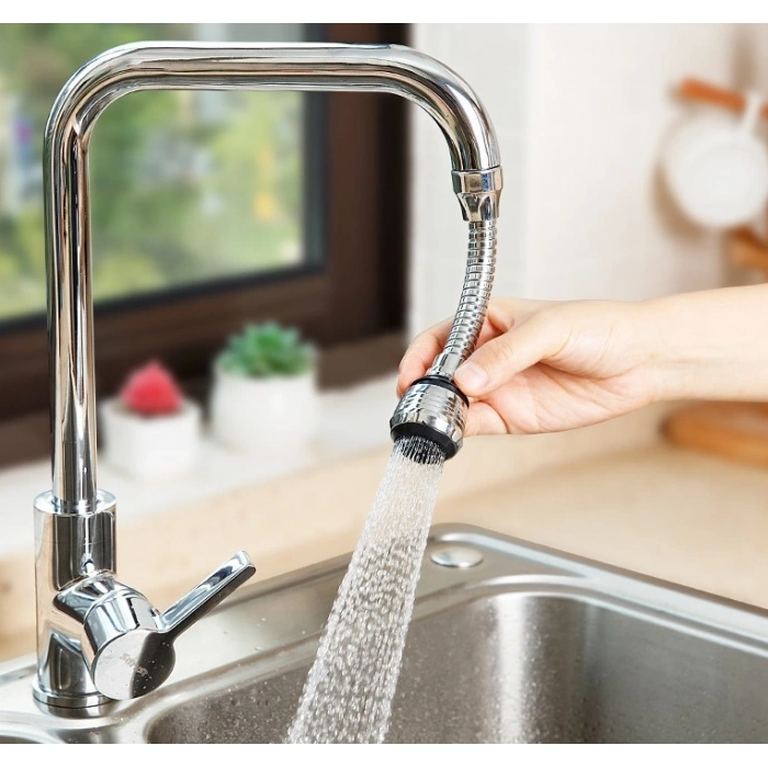 Timion Hortumlu Esnek Su Tasarruflu 2 Modlu Musluk Başlığı (5148)