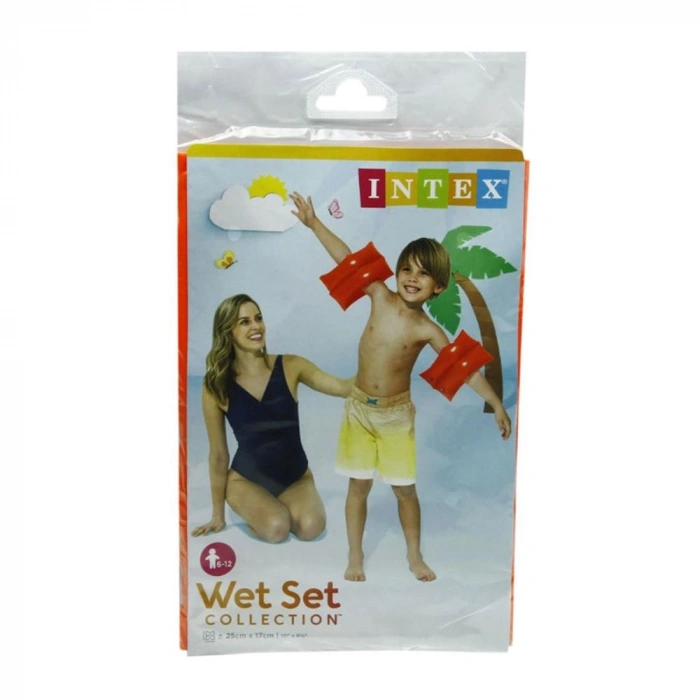 Timion Intex Çift Boğumlu Kırmızı Kolluk 25x17 cm (6-12 Yaş)