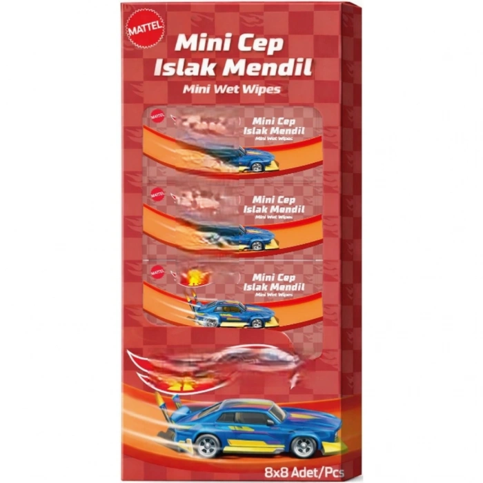 Timion Islak Mini Cep Mendili 8li