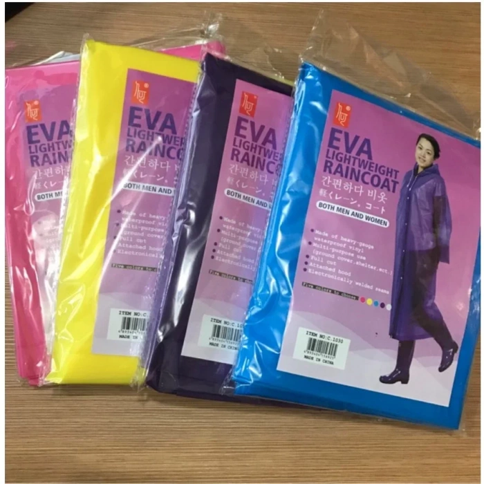 Timion Kadın Erkek Yağmurluk Kapüşonlu Çıtçıtlı Eva Raincoat (5148)